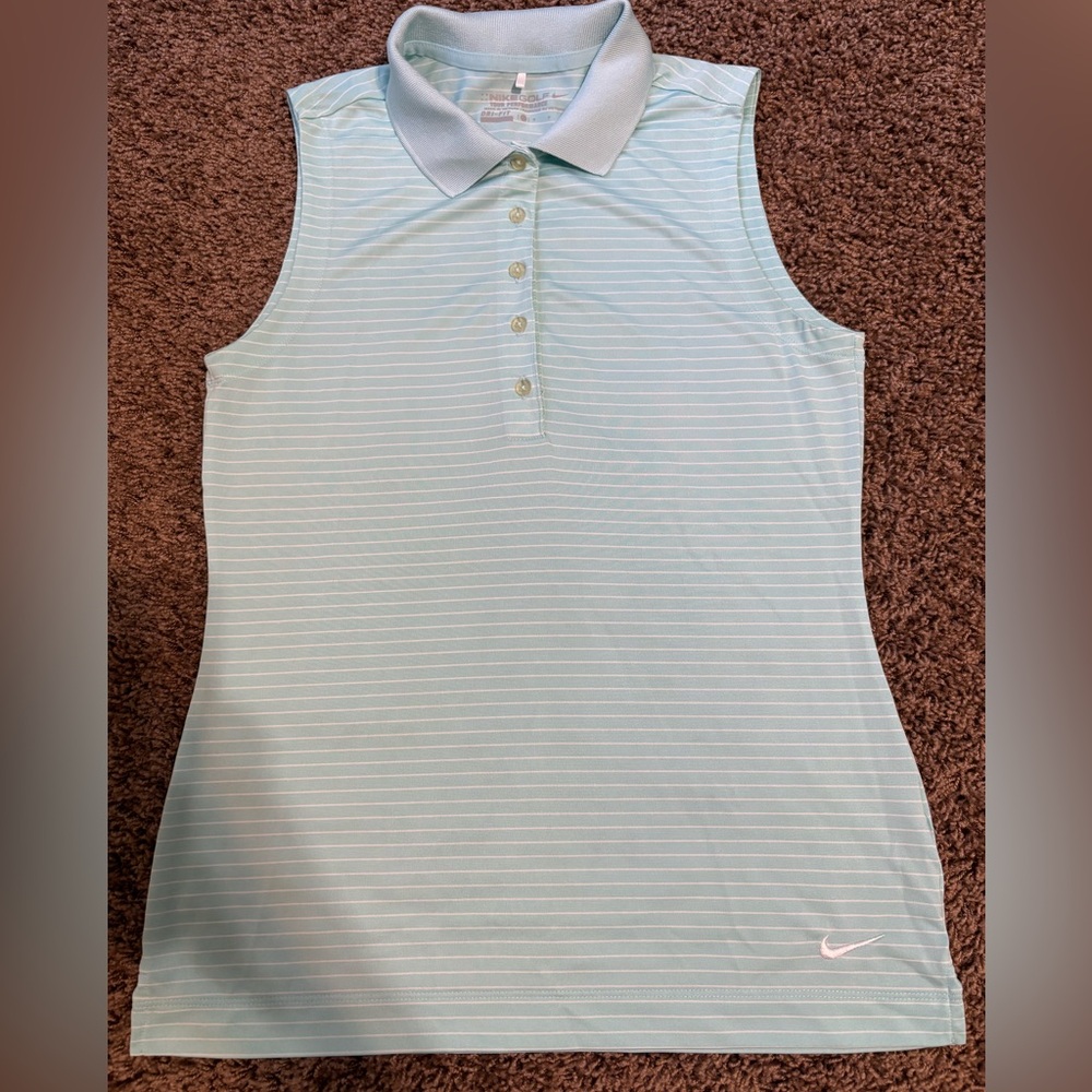 Nike Golf Dri-Fit Tour Performance Sleeveless Polo Tank Tennis Pickleball Casual